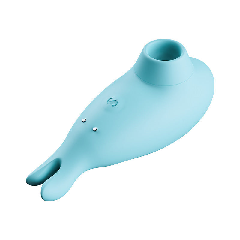 Tibe Little Blue Shark Sucking Vibrating Egg