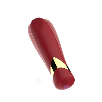 Lipstick-shaped silicone bullet vibrator invisible female masturbation device