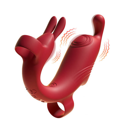 Finger vibrating sleeve vibrator