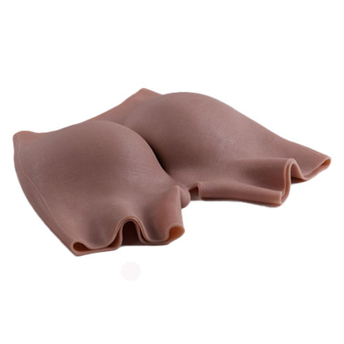 Brieney open-crotch shorts fake buttocks, hip enlargement artifact