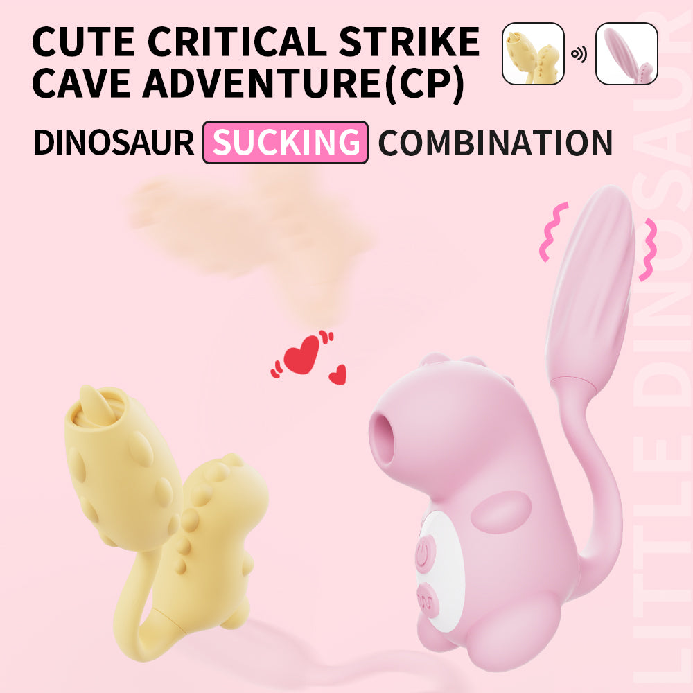 Little dinosaur vibrating egg, adult sex toy, sucking and masturbation vibrator