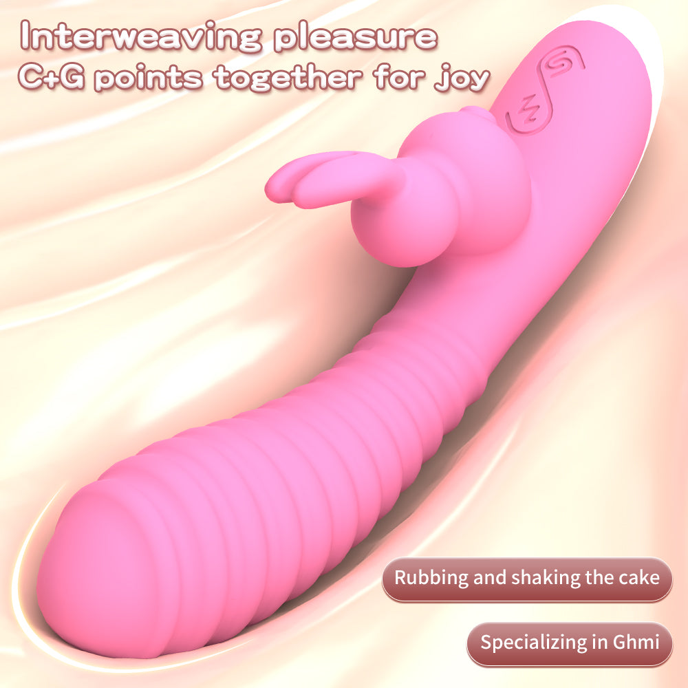 Adult vibrator, couple's masturbation device