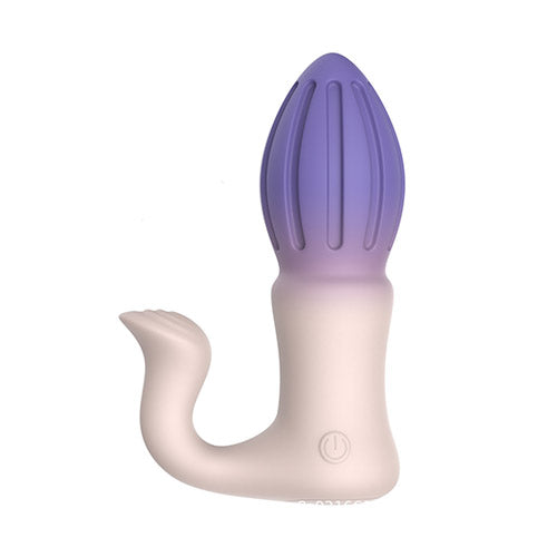 Rocket-style anal vibrator wireless remote control male anal plug