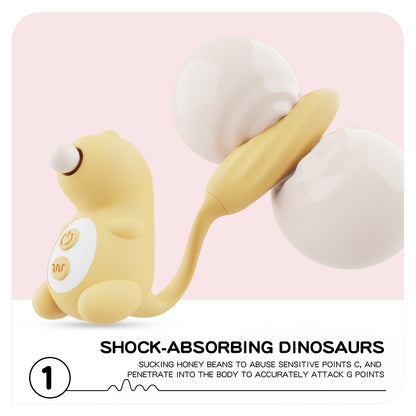 Little dinosaur vibrating egg, adult sex toy, sucking and masturbation vibrator