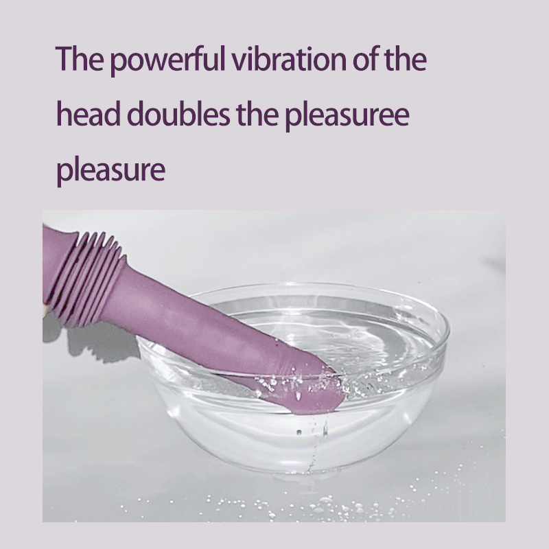 Remote Control Hands-Free Telescopic Vibrating Heating Female Masturbator