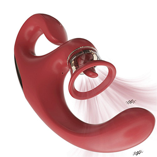 U-shaped fox tail sucking vibration woman sex machine