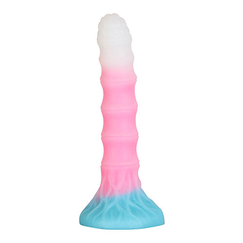 Fluorescent anal plugs and irregularly shaped dildos