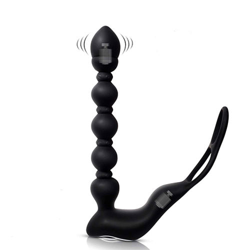 Remote-controlled vibrating anal plug