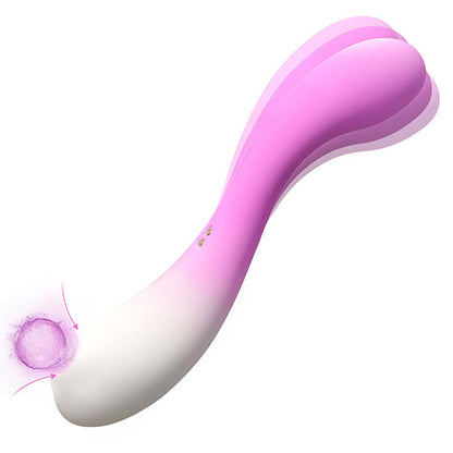 Sucking vibrating massager to stimulate clitoris