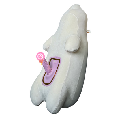 Simulated penis automatically retractable toy Cute Bear sex machine