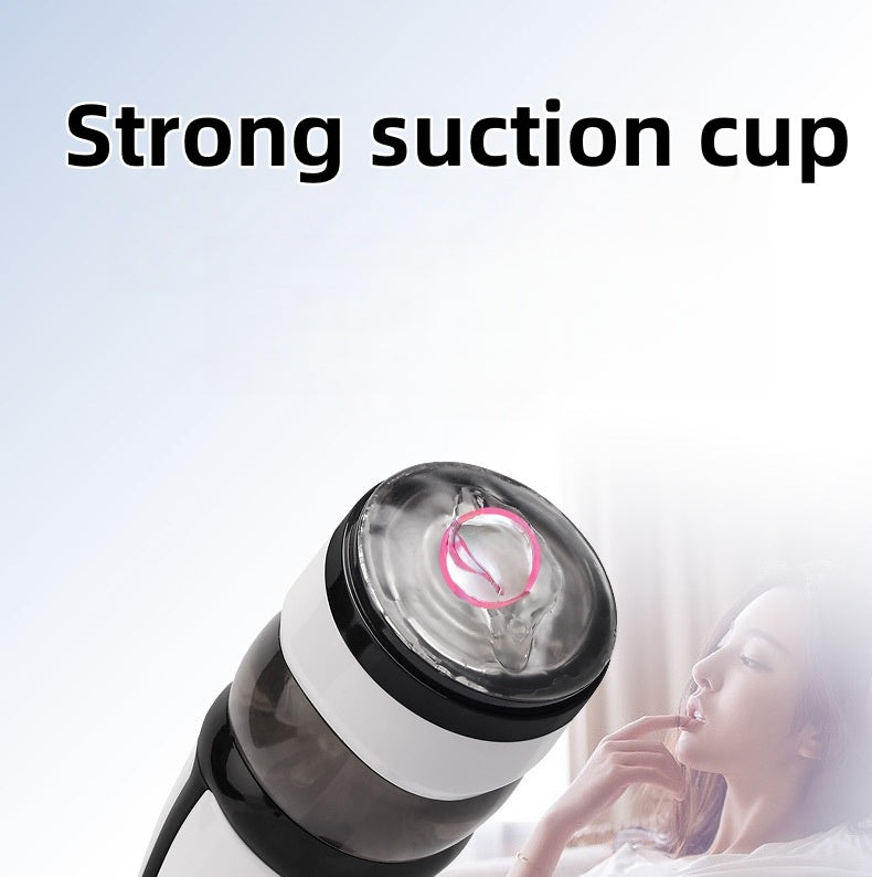 Catrina IV airplane cup automatic telescoping rotating male masturbation device.