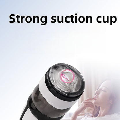 Catrina IV airplane cup automatic telescoping rotating male masturbation device.