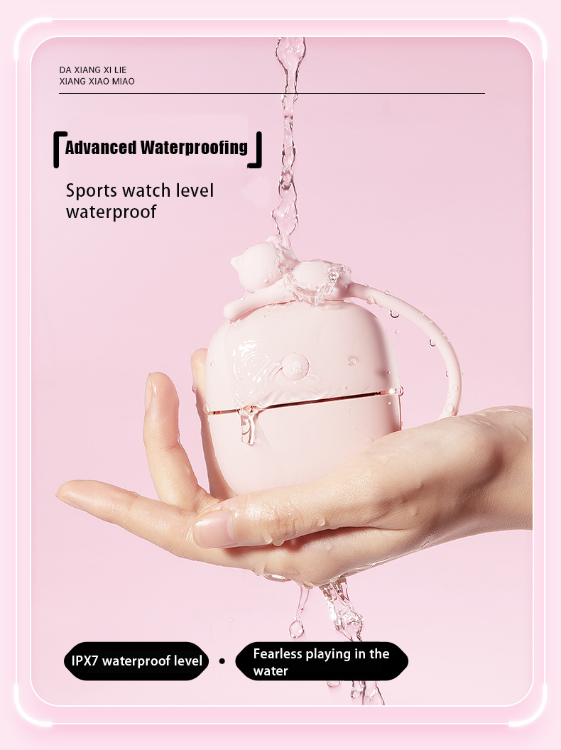 Elephant Small Meow Series Earphones Meow Jump Egg