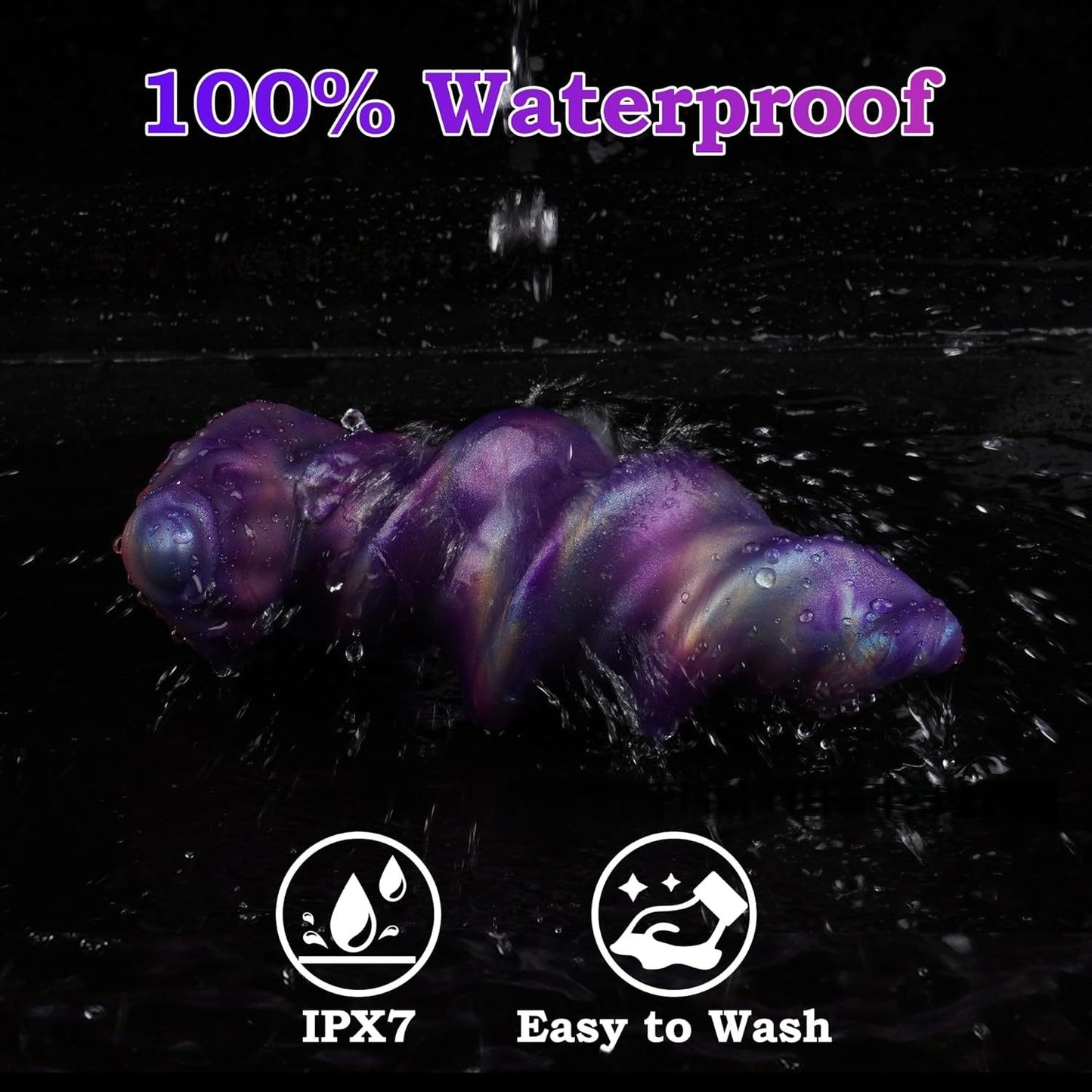 Silicone spiral anal plug, irregularly shaped dildo