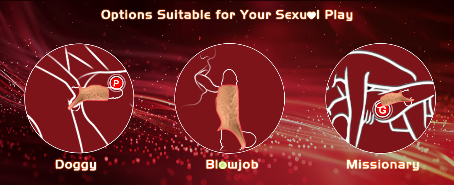 Vibrating single-ring penile sleeve