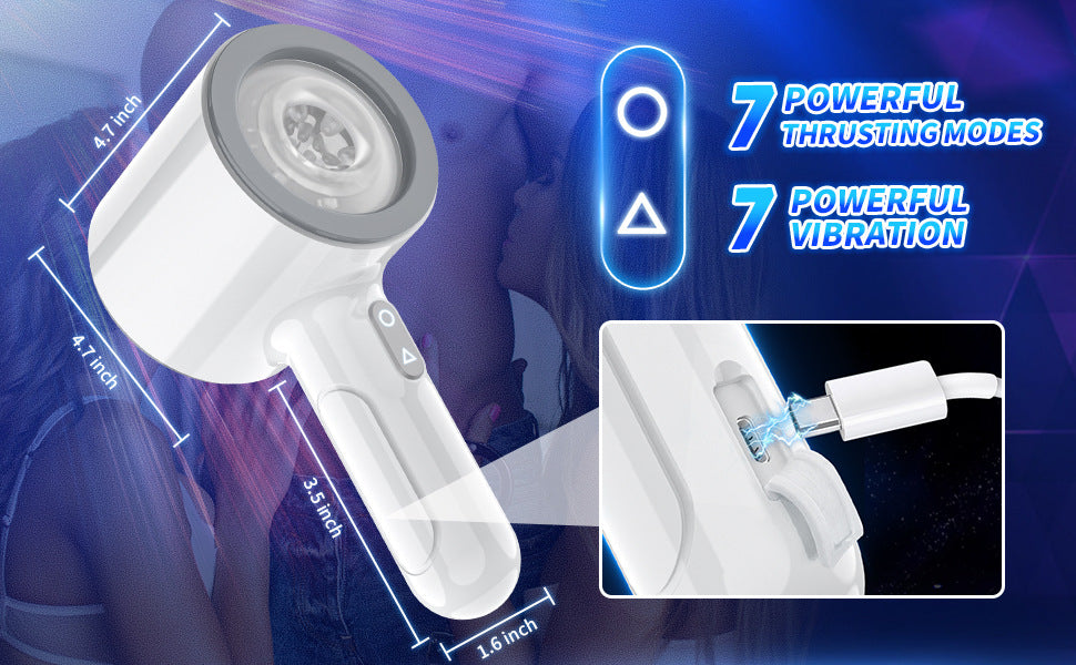 Electric sex toys, fully automatic retractable, for adults, for male orgasm training and masturbation