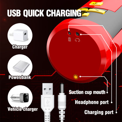 Rocket Fully Automatic Electric Telescopic Rotating Masturbator