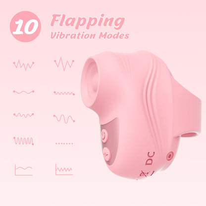Vibrating egg, tapping, massaging, sucking, small masturbator