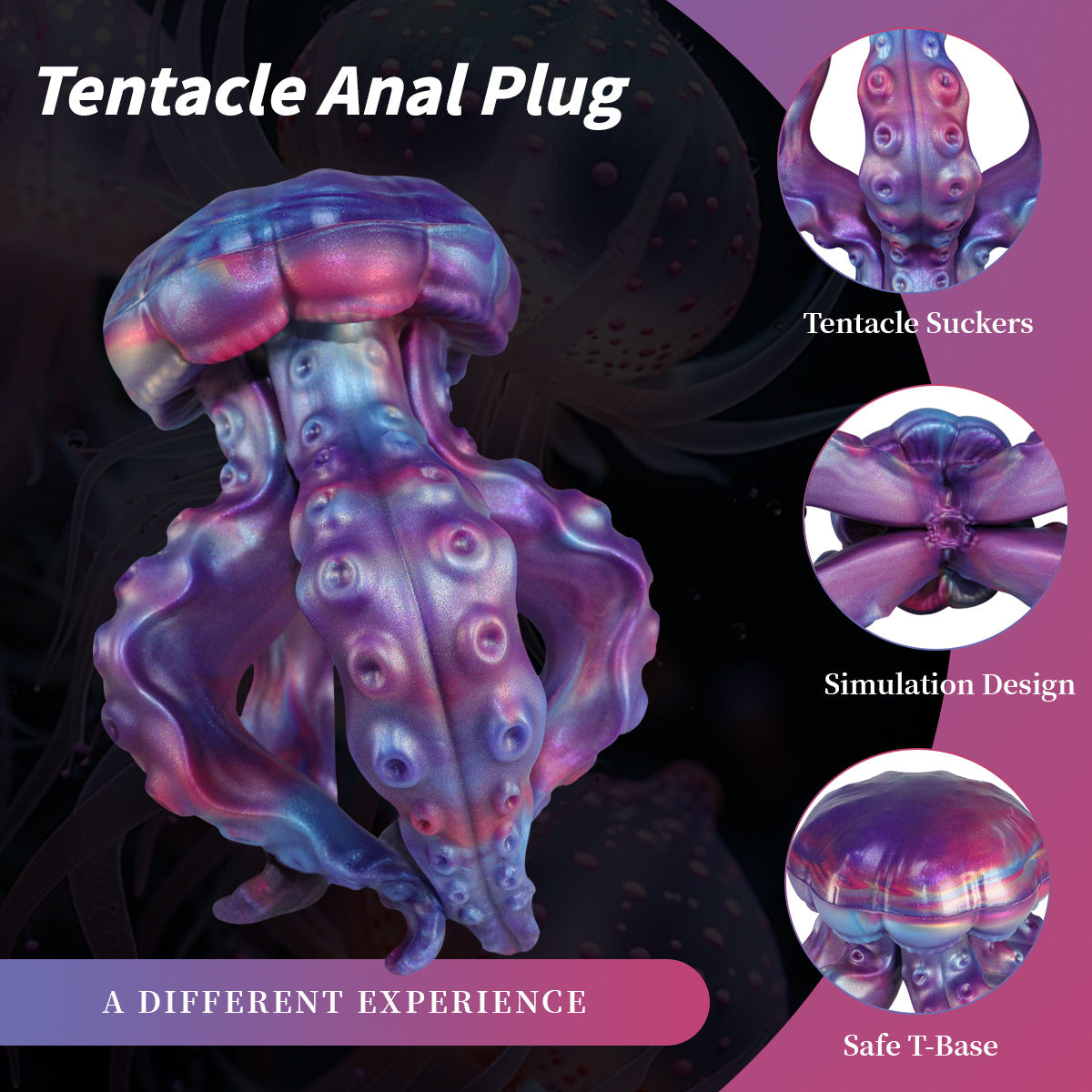 Alien anal plug octopus tentacles SM anal toy