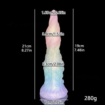 Odd-shaped silicone anal tentacles masturbation dildo
