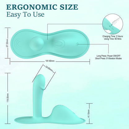 APP remote control wearable vibrating egg female anal plug masturbator cushion