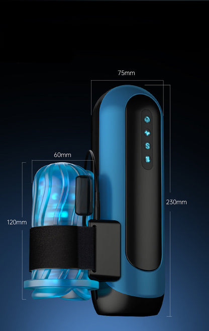 Yunxiao Cup Masturbator, Electric, Retractable, Vibrating, Silent, Men's, Fully Automatic
