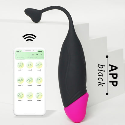 Color matching vibrating egg APP remote control vibration anal plug masturbator