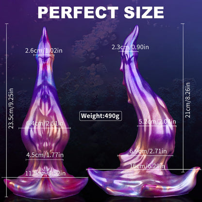 Odd-shaped anal plug, seahorse silicone masturbator, dildo