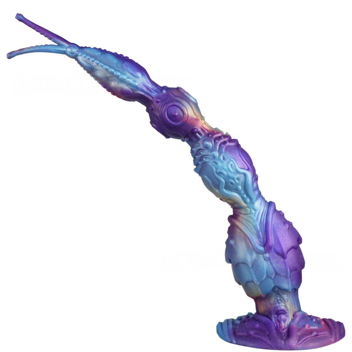 Extra-long anal whip, irregular anal and vaginal dilator