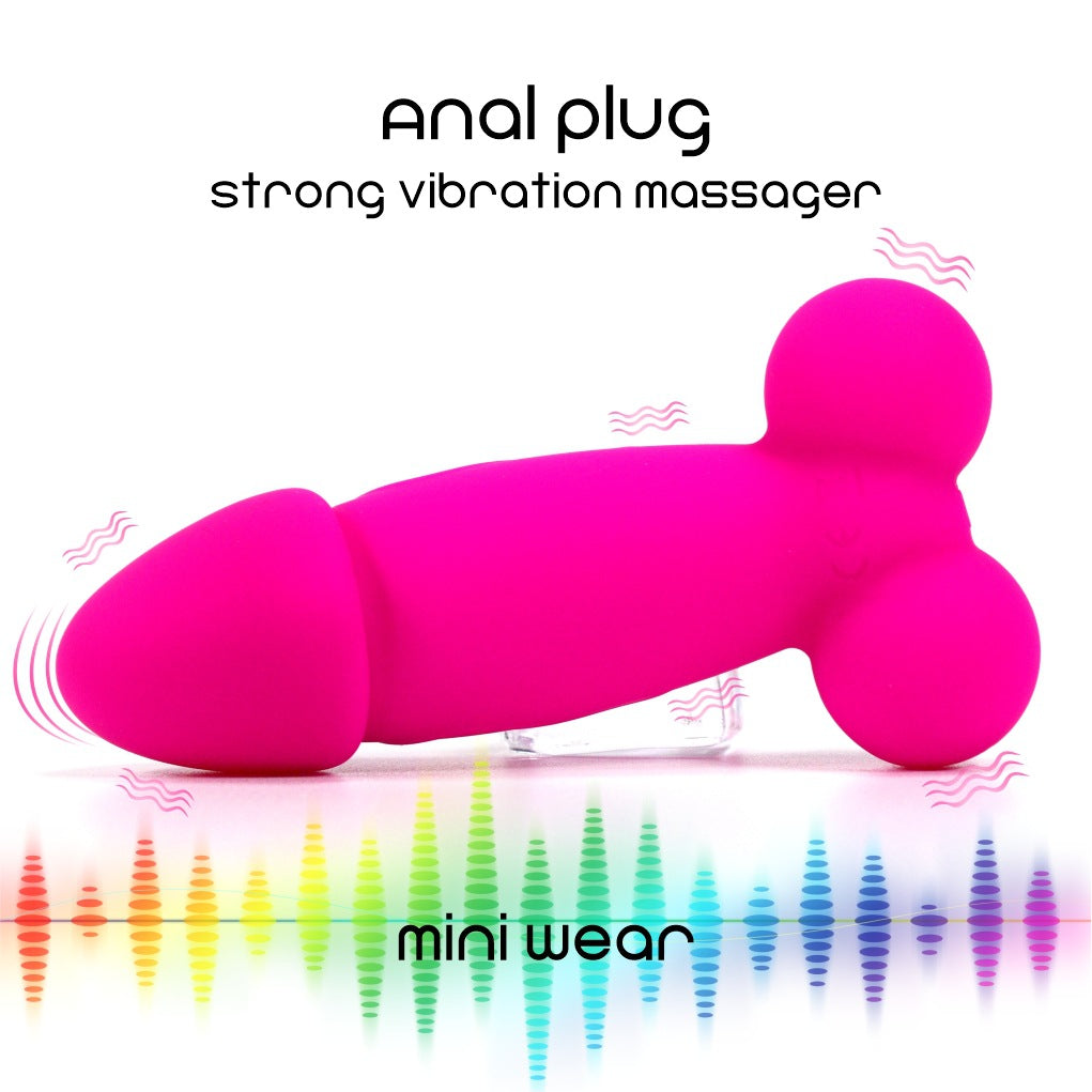 Mini Wireless Vibrating Anal Plug Pleasure Masturbator