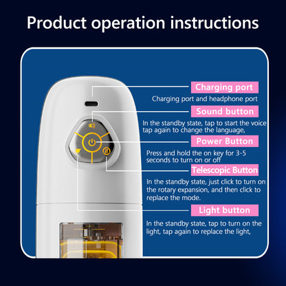 Space Capsule Fully Automatic Masturbator with Telescopic Rotation