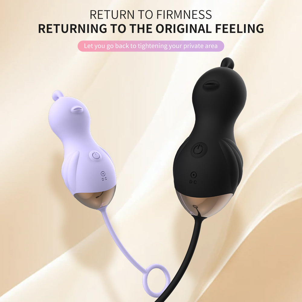 Erotic pull-out rope vibrating egg multi-frequency vibrating masturbator