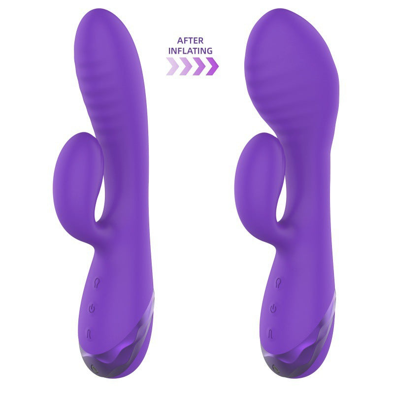 Inflatable enlarged vibrator