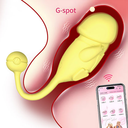 Erotic jumping egg female strong vibration silent APP wearing masturbation artifact high tide
