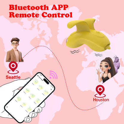 Finger-worn 9-frequency female vibrator