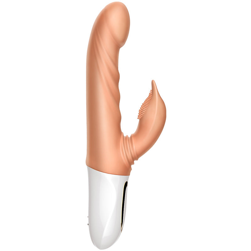 Vibrating rod female masturbator tongue licking multi-frequency vibration simulated phallus