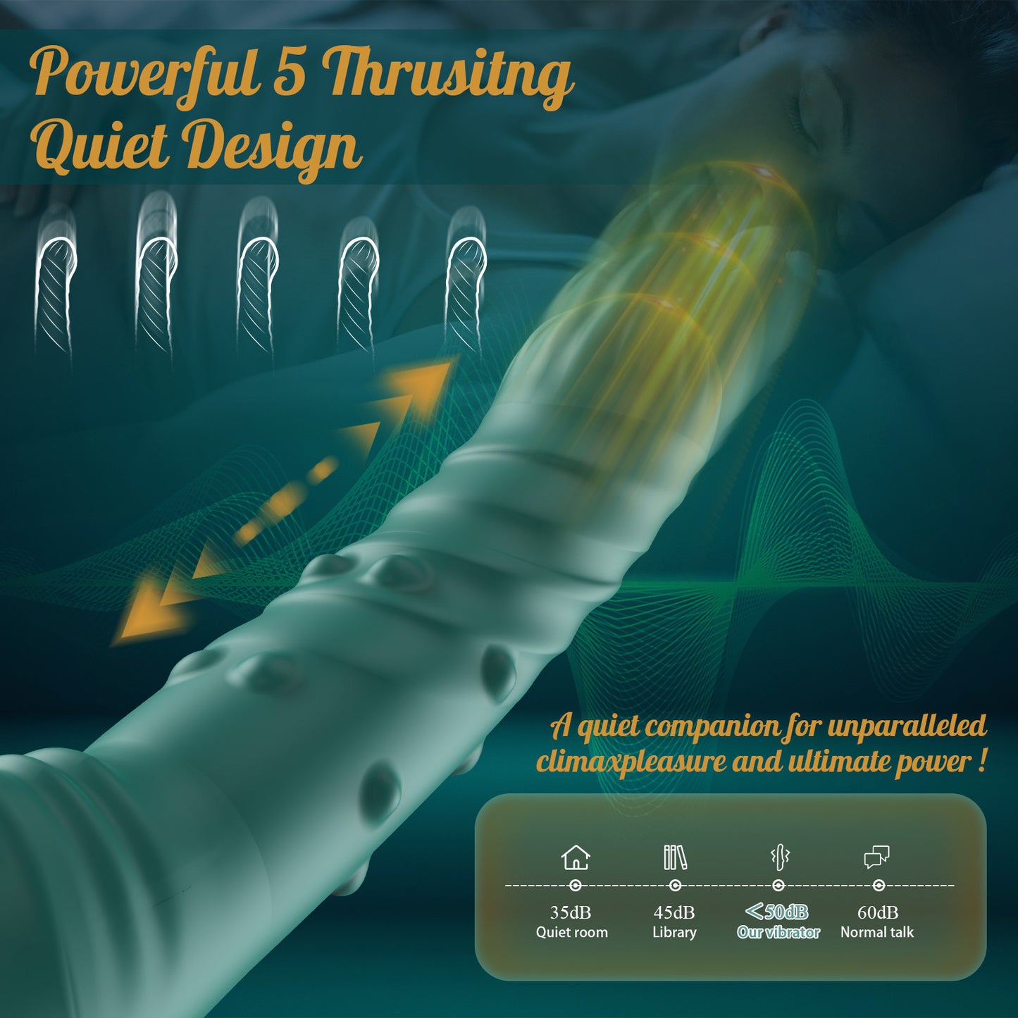 Arcee Two-way Retractable Vibrator for Women