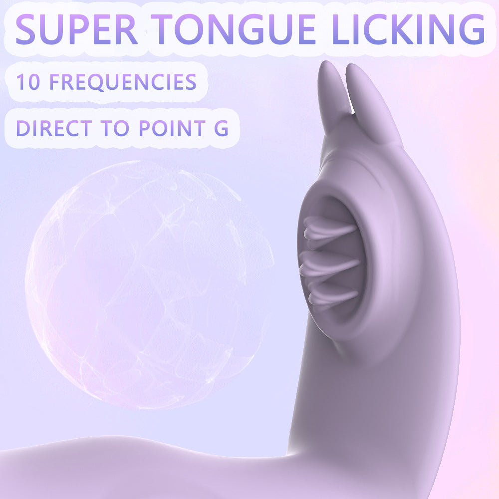 Wearable vibrating egg-licking wireless remote control automatic masturbator