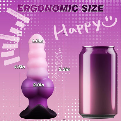 Animal-shaped vibrating anal plug adult massage anal toy