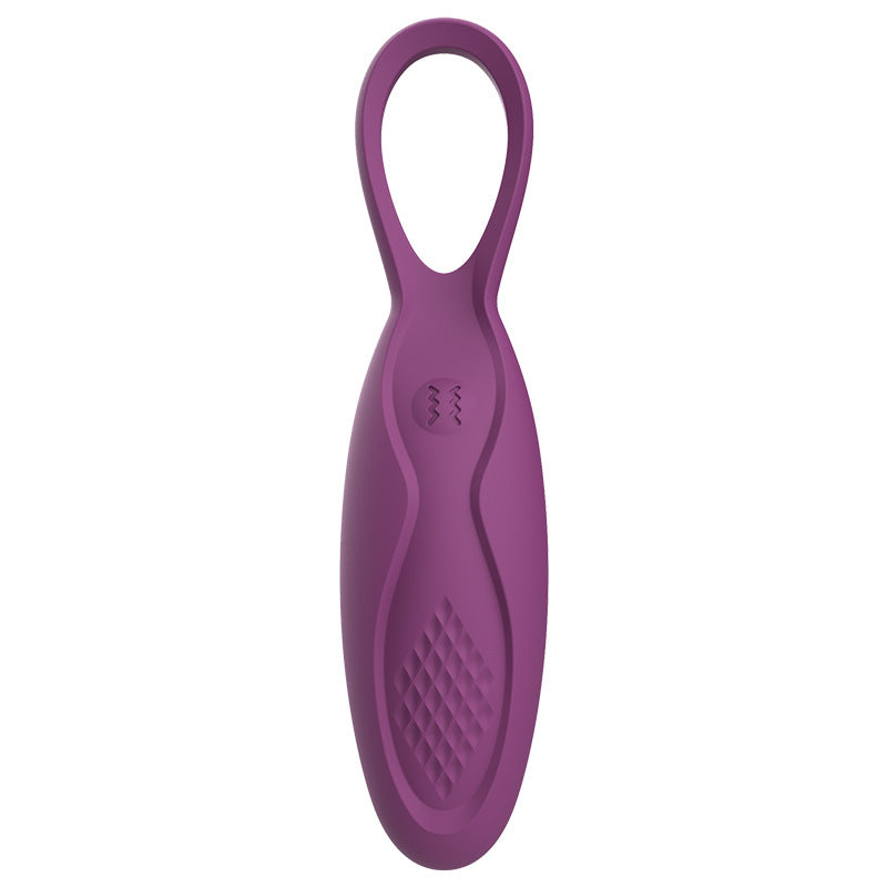 Vibrating dildo, a mini female masturbation device for arousal and climax.