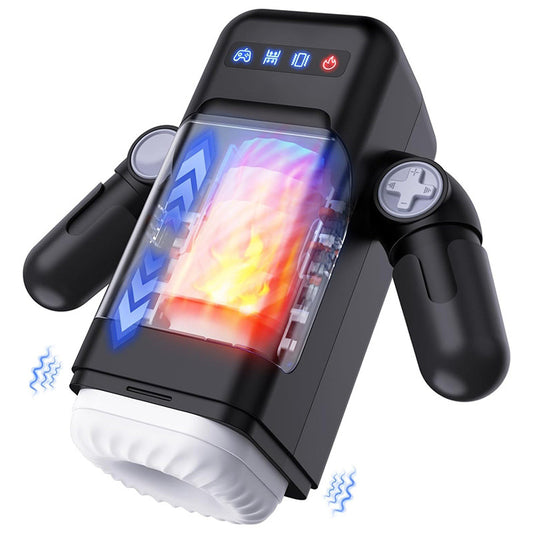 Planet fully automatic telescopic heating and vibration masturbation cup