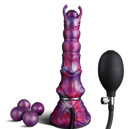 Alien ovipositor, monster, egg-spraying, large dildo