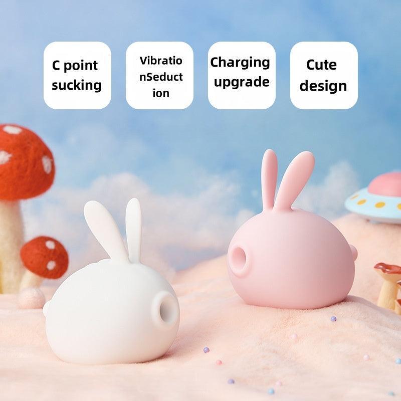 Kisstoy little bunny sucks second tide masturbator stick orgasm artifact