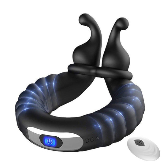 Men's snail vibrating lock sperm ring