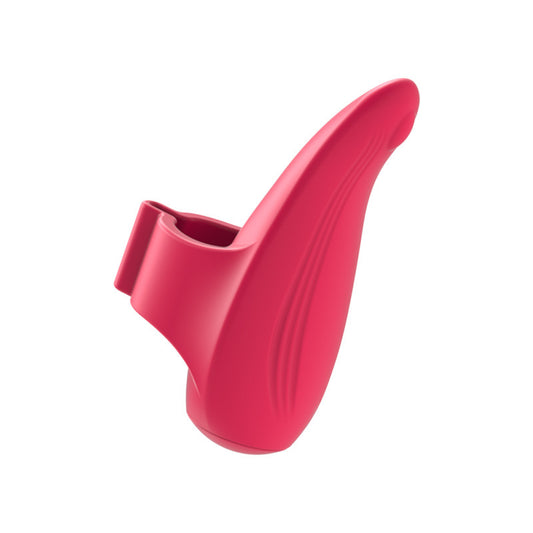 Rechargeable fingertip massage vibrator