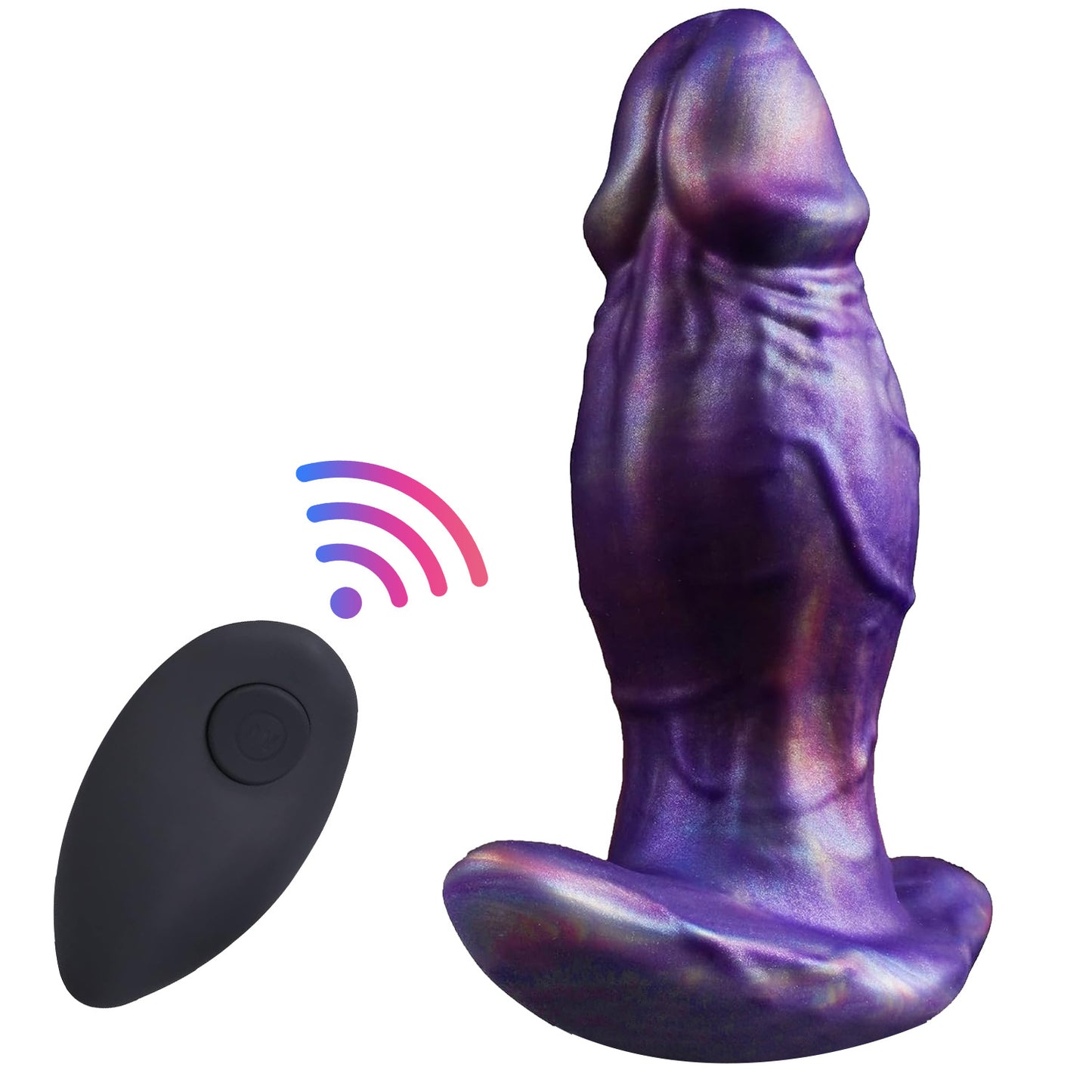 Irregularly shaped vibrating wearable anal plug anal dilator SM dildo