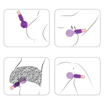 10-frequency large head mini AV vibrator