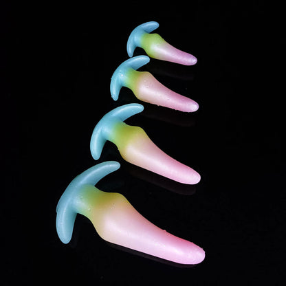 Anal plug, soft mini silicone dildo
