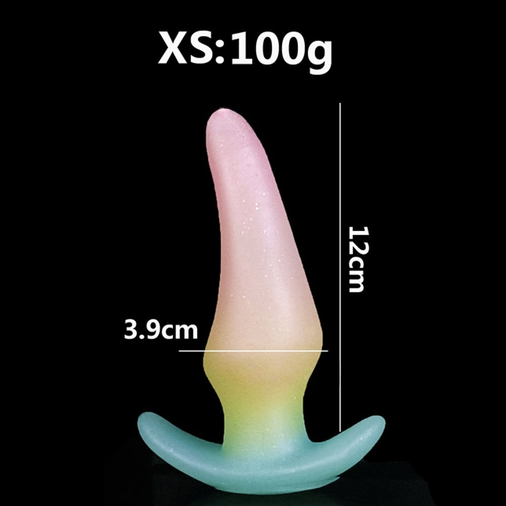 Anal plug, soft mini silicone dildo