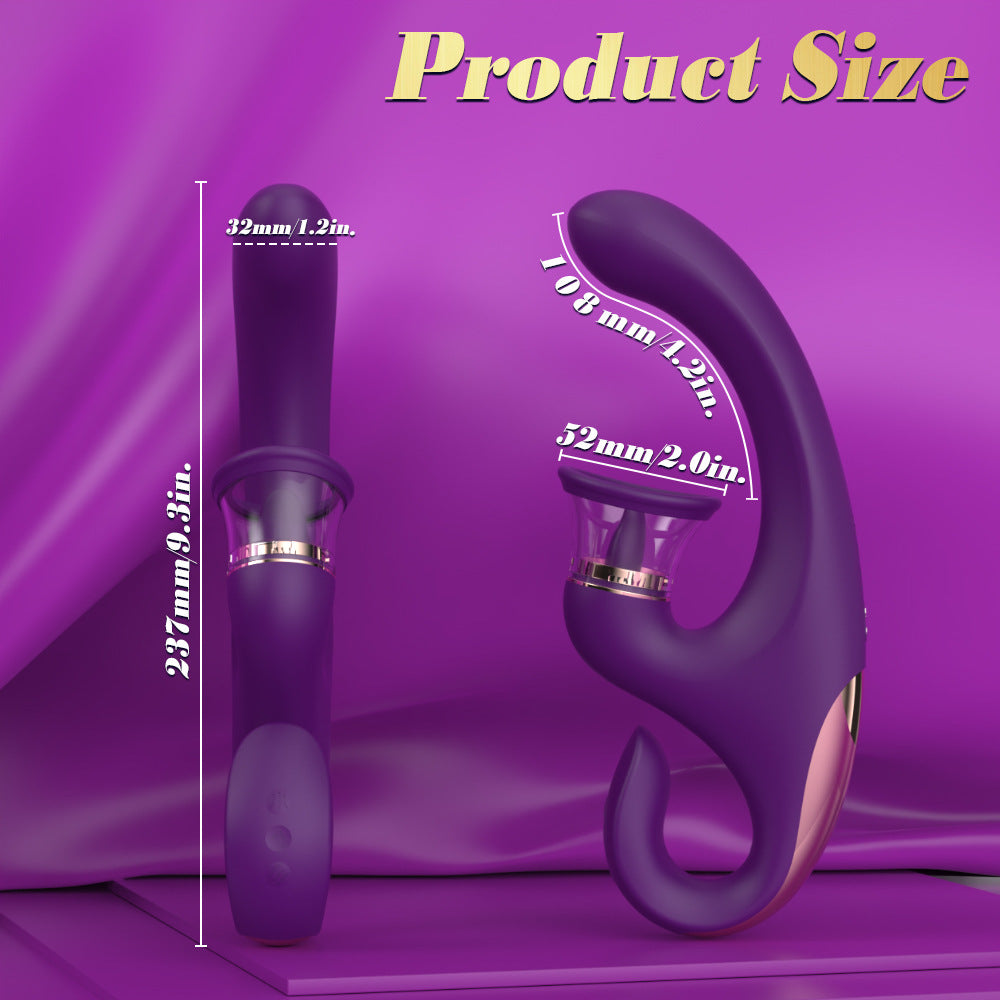 U-shaped Cute FOX clitoral G-spot vibrator soft silicone
